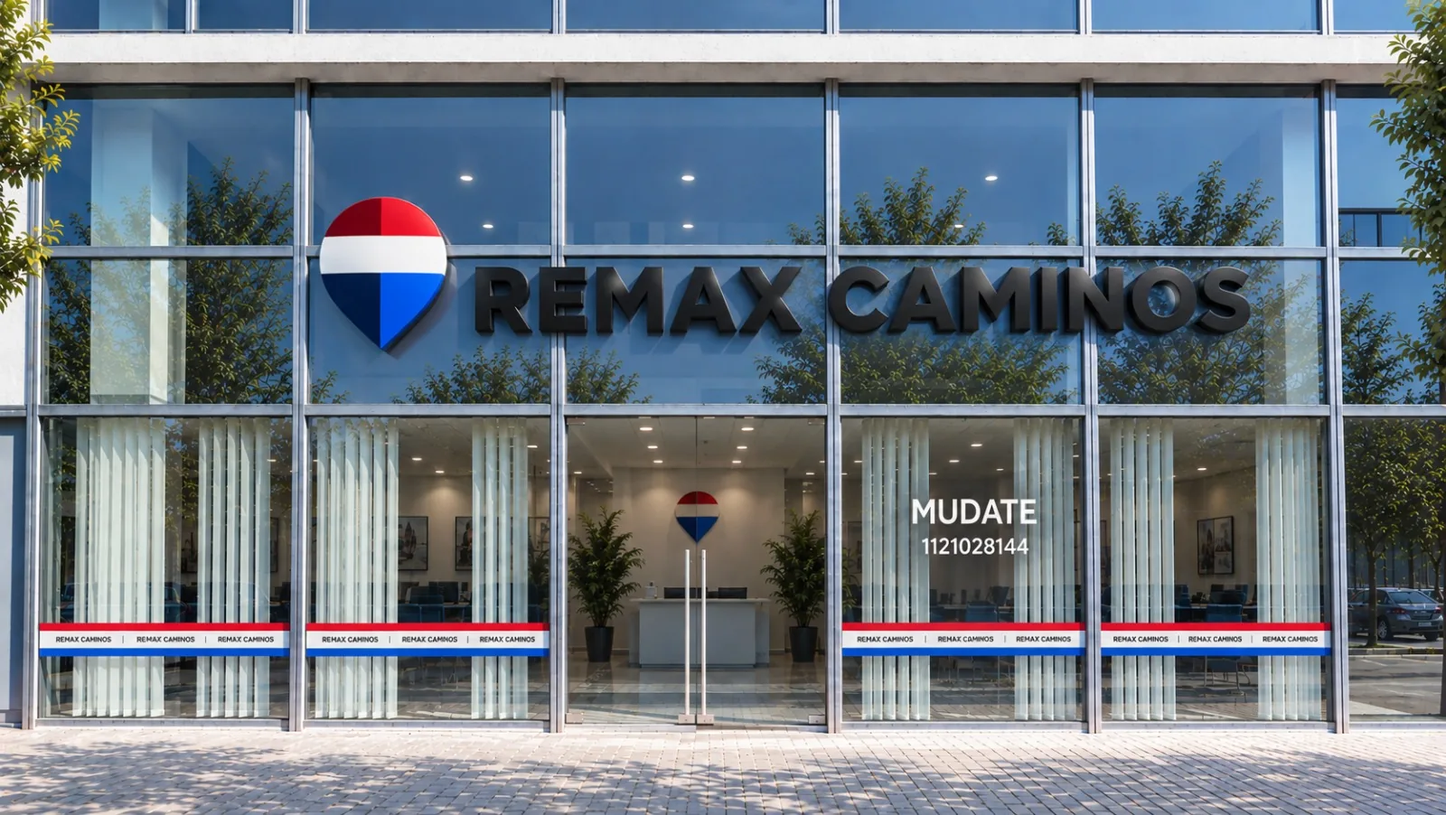 RE/MAX Caminos — fachada de la oficina